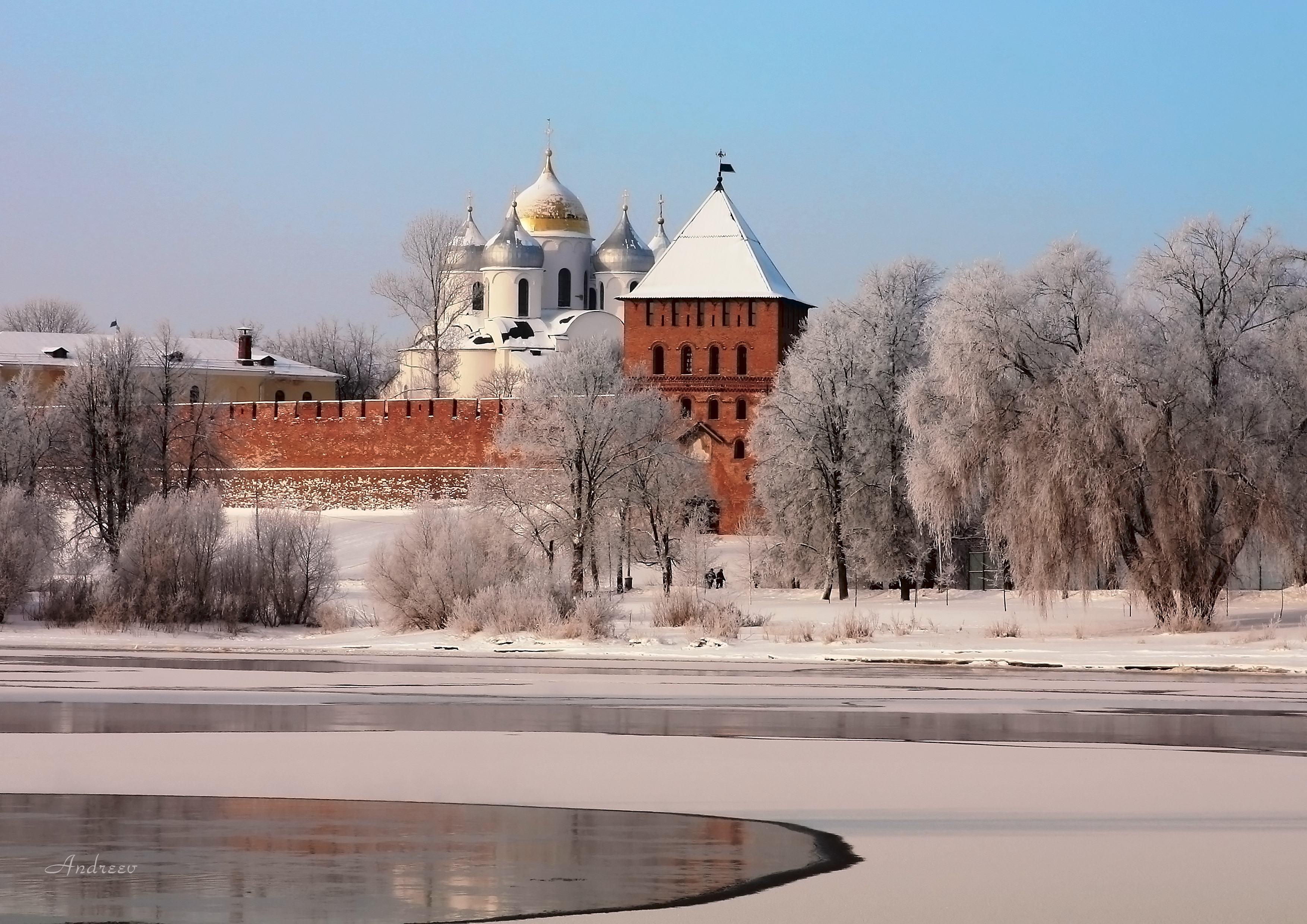 Великий Новгород зима