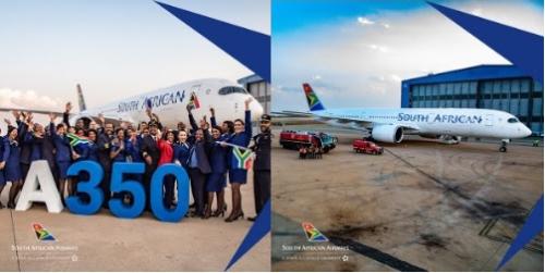 В парке у South African Airways появился первый Airbus A350-900