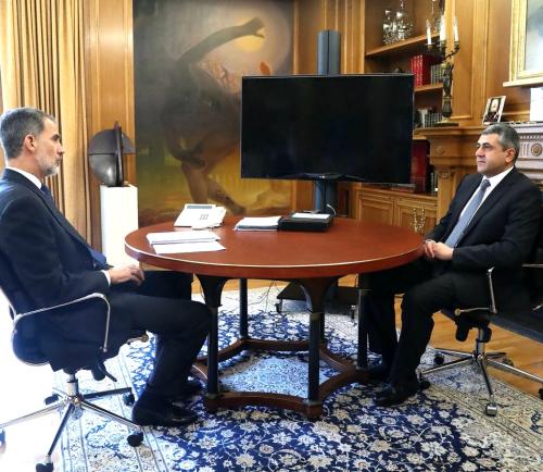 Король Испании Филипп VI и Генеральный секретарь UNWTO Зураб Пололикашвили обсудили роль туризма в восстановлении после COVID-19