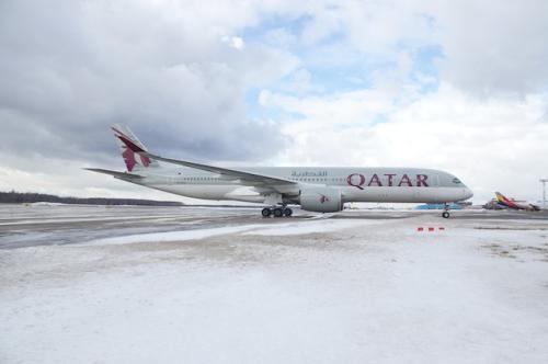 Первый в 2021 году регулярный пассажирский рейс Qatar Airways Доха-Москва состоялся