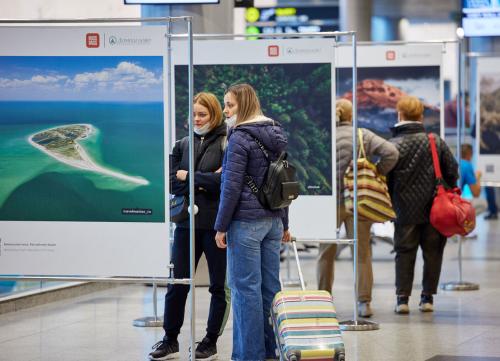 RUSSPASS и аэропорт Домодедово открыли выставку о путешествиях