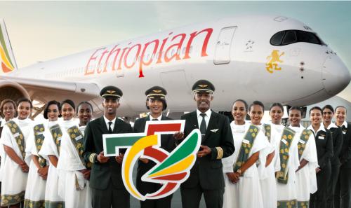 Авиакомпания Ethiopian Airline отметила 8 апреля свое 75-летие