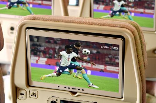 «Эмирейтс» предлагает прямые спортивные трансляции