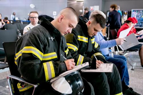 Пассажиры, авиаторы и курсанты стали участниками «Диктант Победы» в аэропорту Шереметьево 