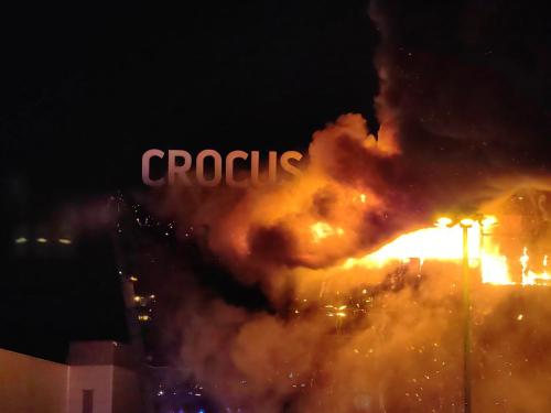 Трагедия в «Крокус сити холл»: пожар локализован, работают спасатели, в Москве отменены массовые мероприятия
