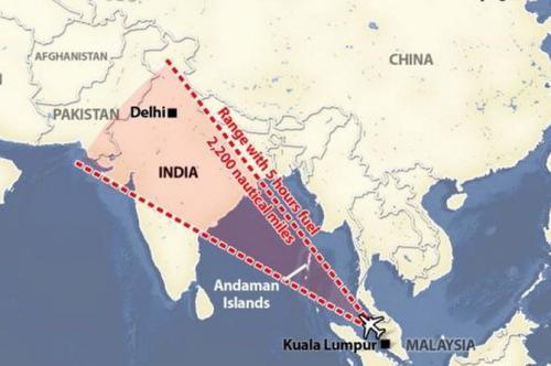 Малайзийский самолет после &quot;пропажи&quot; летел еще шесть часов